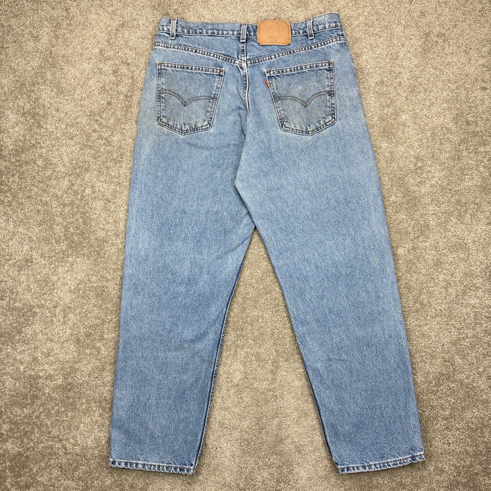 Vintage‎ 90s Levis 550 Orange Tab Relaxed Fit Jeans 34x30
